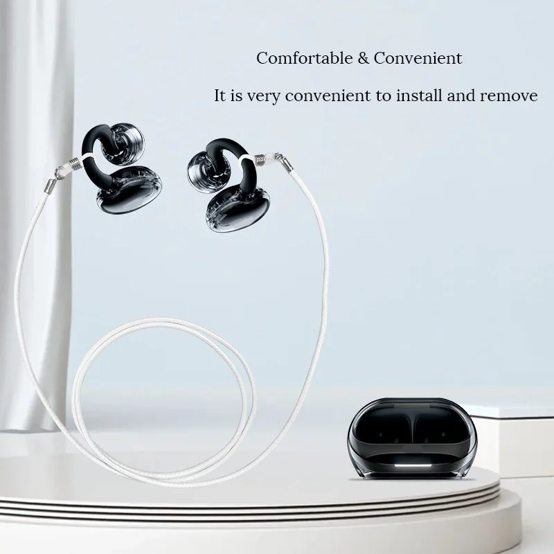 Фото Ремешок-держатель для беспроводных наушников JBL Soundgear Clips, полиэстеровый, нескользящий, спортивный, с защитой от потери, аксессуар для наушников №4