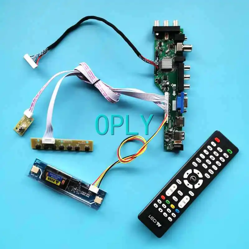 

DVB 3663 Digital Controller Board Fit B150XN05 B150XN06 LP150X12 Kit 15" 30 Pin LVDS 1024*768 2-CCFL USB VGA AV HDMI-Compatible