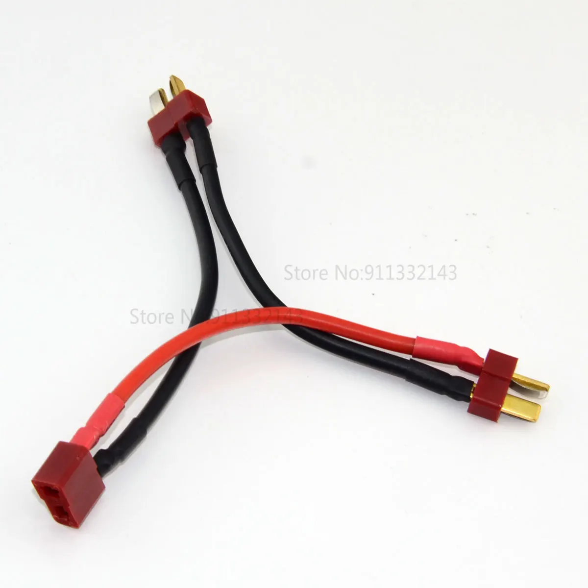 Deans T Plug Connector Y Wire T Plug Series Battery Pack Connector Adapter Cable