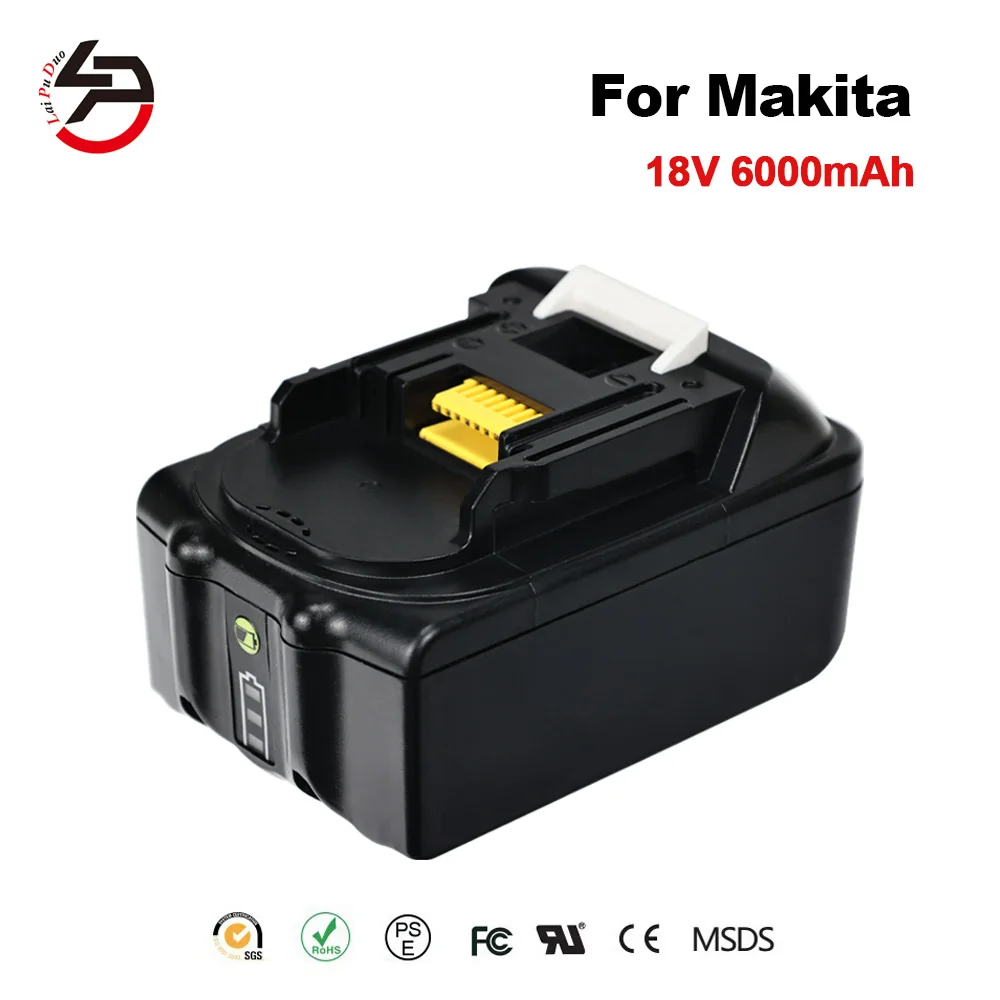 

Original For Makita Power Tools Rechargeable Battery 18V Li-ion Replacement Batteries with LED BL1840 BL1850 BL1860 BL1860B