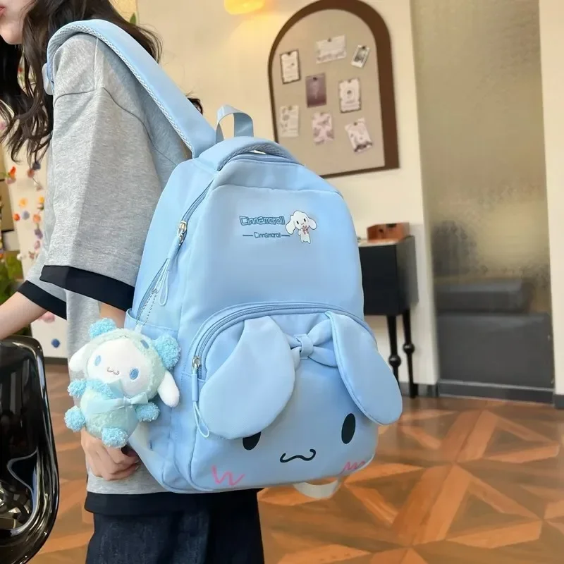 Вместительный рюкзак Sanrioed из аниме Kuromi Melody Cinnamoroll Hello Kitty милый школьный портфель