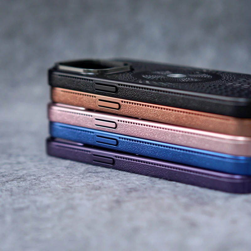 Ультратонкий сетчатый охлаждающий чехол MagSafe для телефона iPhone 15 16 Pro max 14 13