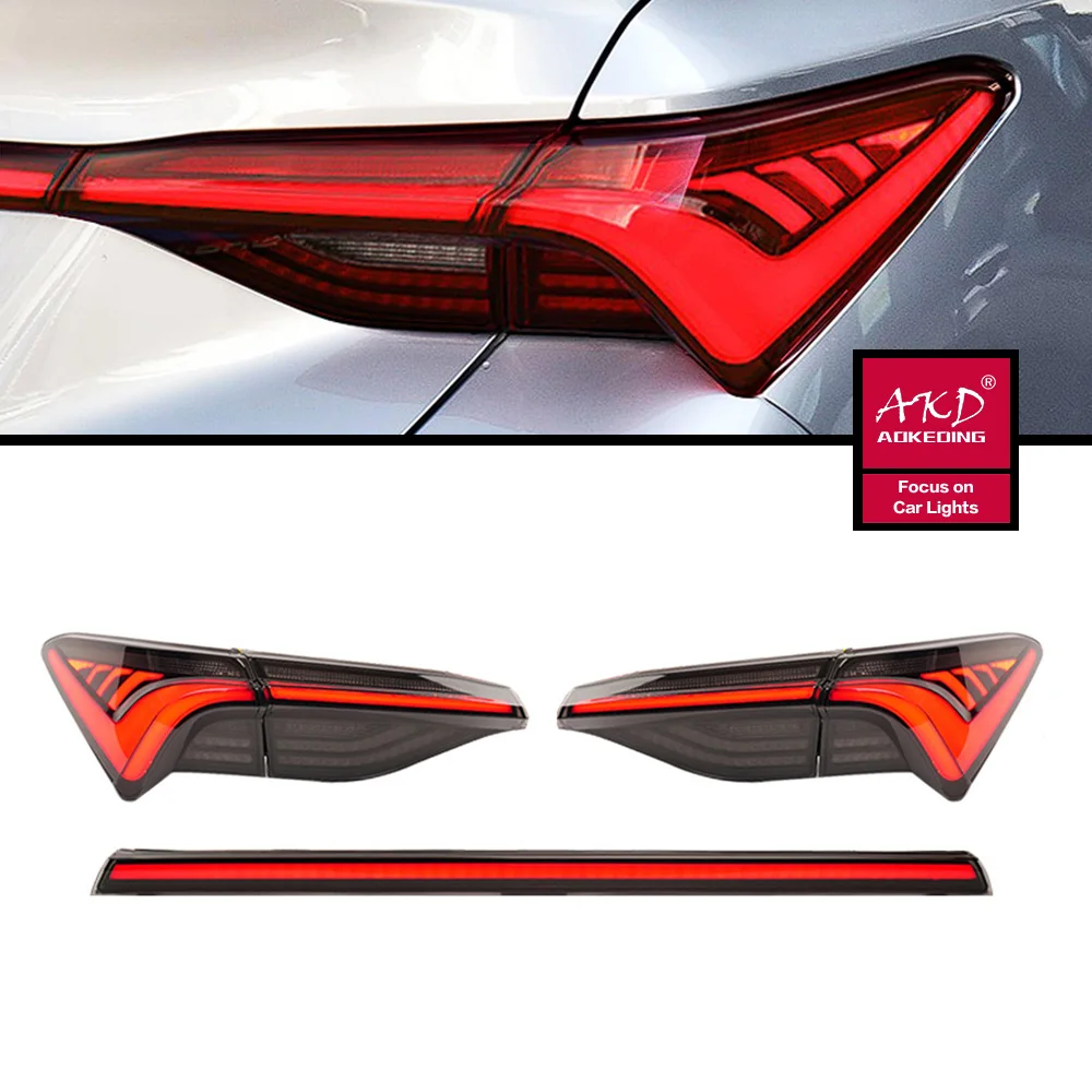 

Taillight For 19-22 Toyota Avalon Tail Lights With Sequential Turn Signal Animation Brake Parking Lighthouse Facelift