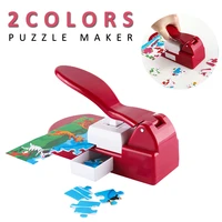 creative jigsaw puzzle making machine with 10 adhesive foams diy handmade for 4x6 puzzles photo childrens educational toys