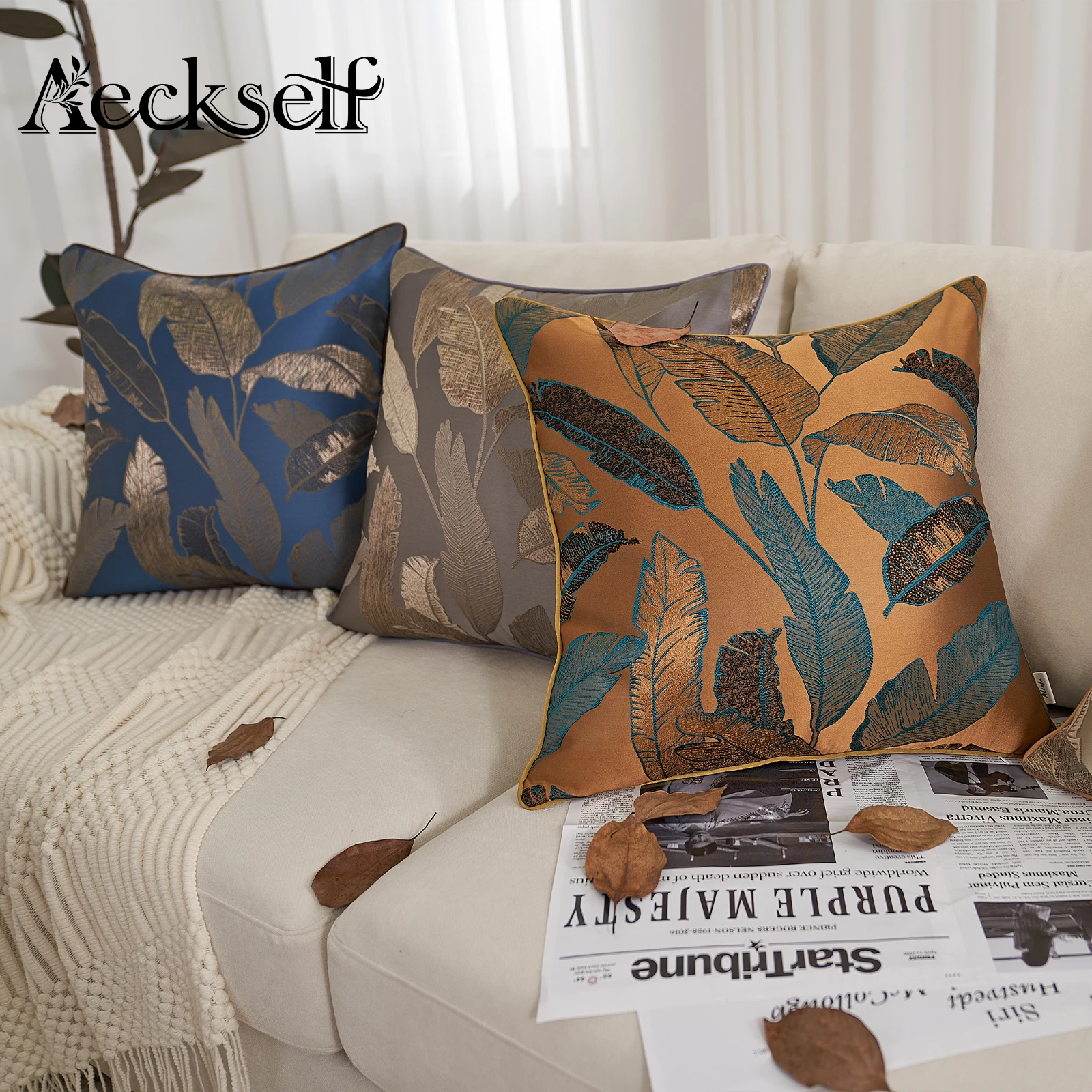 Роскошный Американский винтажный Чехол Aeckself в деревенском стиле домашний декор