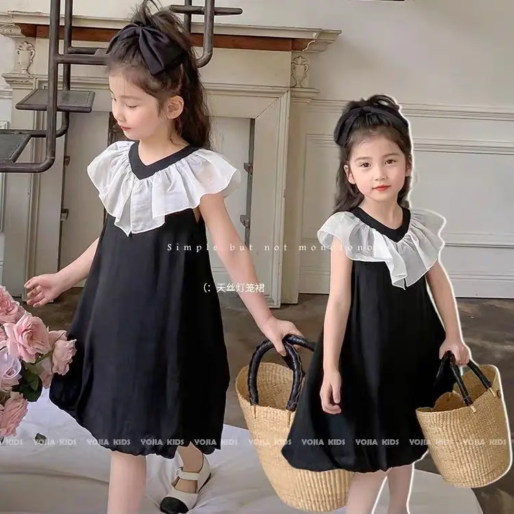 

Girls Casual Dresses Soft Comfortable Pretty Lovely Lively Arder Simple Fashion Loose Sweet New Pattern Artistic Korean