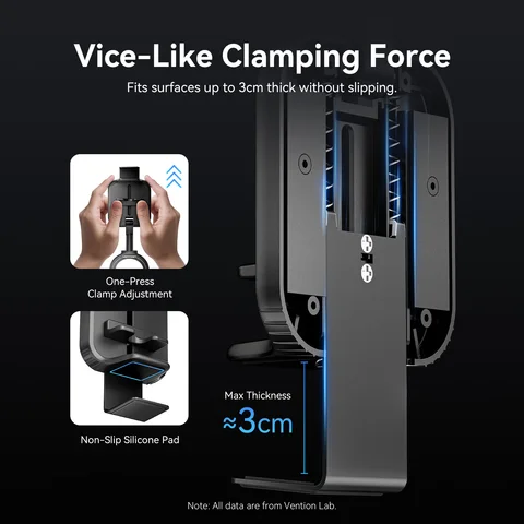 Магнитный держатель для телефона Vention, настольный съемный самолетик, автомобильные предметы первой необходимости для путешествий, гибкое крепление для телефона для iPhone 17 16