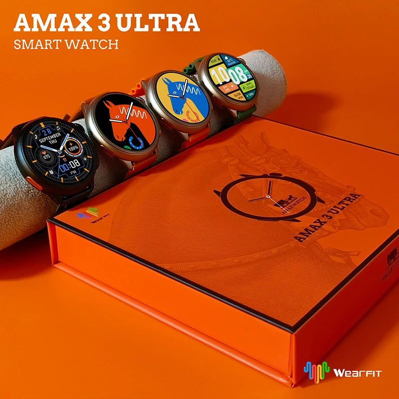 

Мужские умные часы [Amax 3 Ultra], новинка 2023, круглые часы с 2 ремешками, спортивные фитнес-часы, мужские умные часы с несколькими спортивными режимами