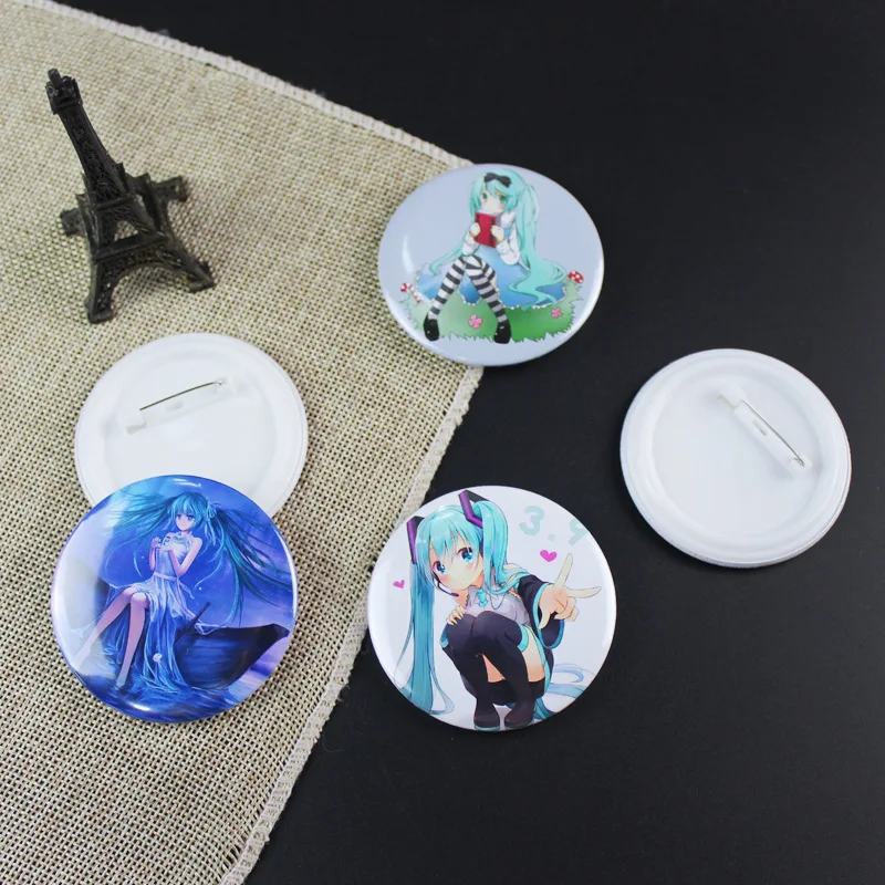 Детская эмалированная брошь Hatsune Miku значок аниме в японском стиле Милая на рюкзак