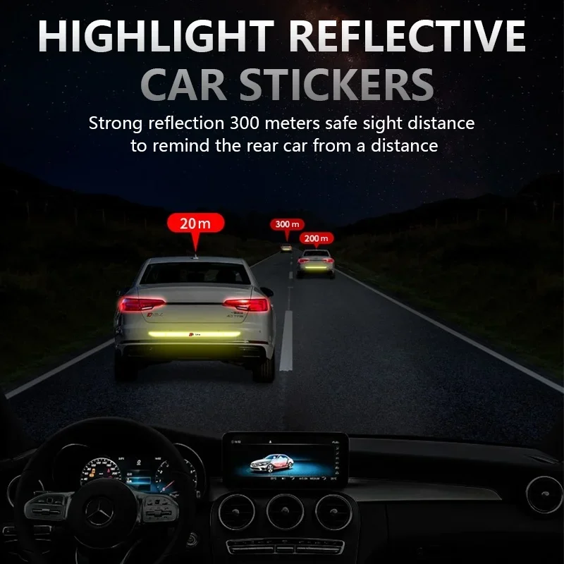 Персонализированная светоотражающая предупреждающая наклейка для защиты от