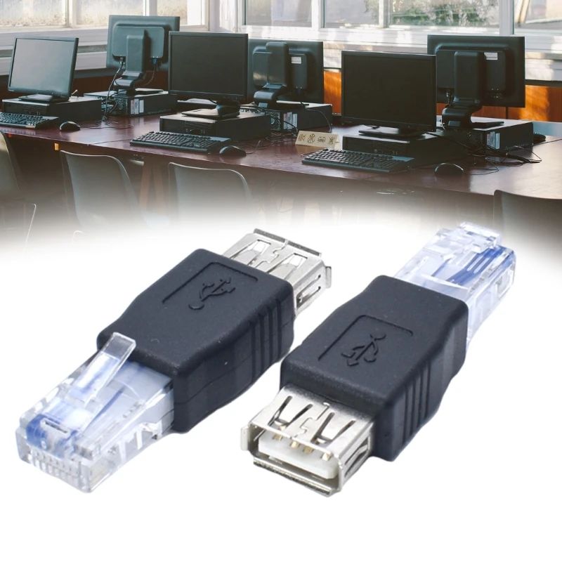 E41W 2 шт. USB2.0 к адаптеру Ethernet RJ45 для подключения ADSL-модемов-маршрутизаторов