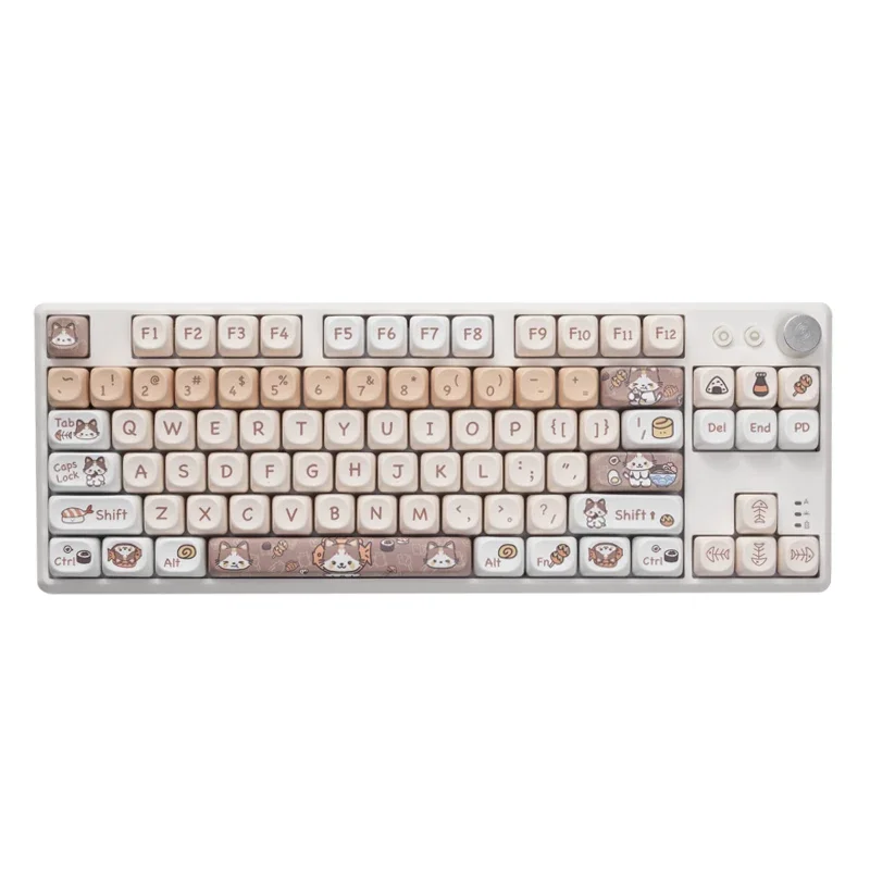 MOA высота японский материал колпачок для ключей с изображением кота MAC милый