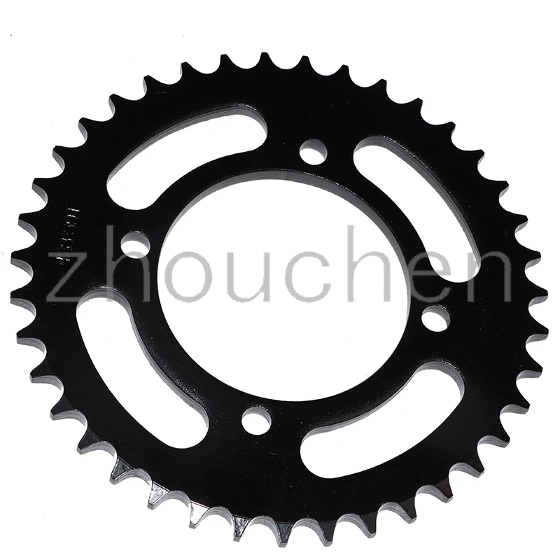 Фото 420/428 Chains 76mm 35T 37T 39T 41T 43T 45T 48T Motorcycle rear wheel chain sprocket gear For 110cc 125cc 140cc Dirt Pit Bike №2