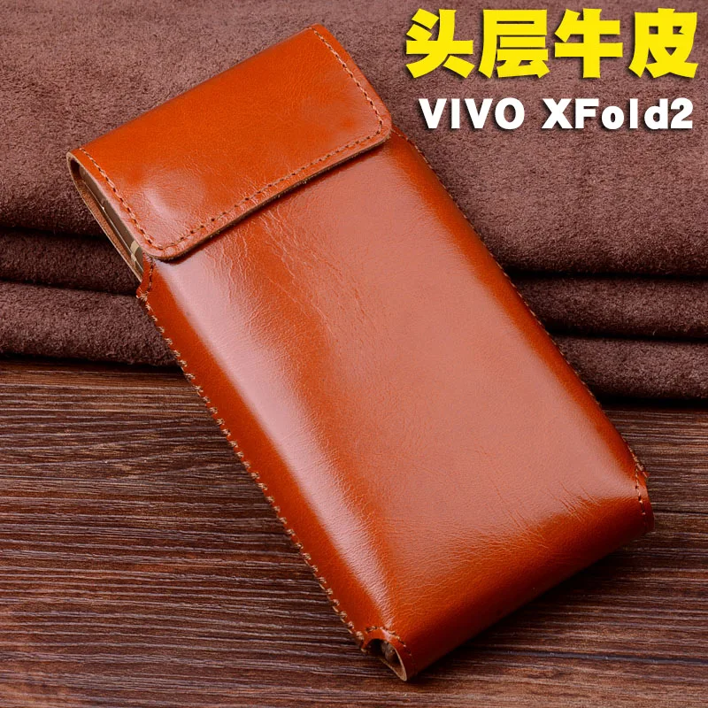 

Чехол из натуральной кожи для Vivo X Fold 2 Чехол