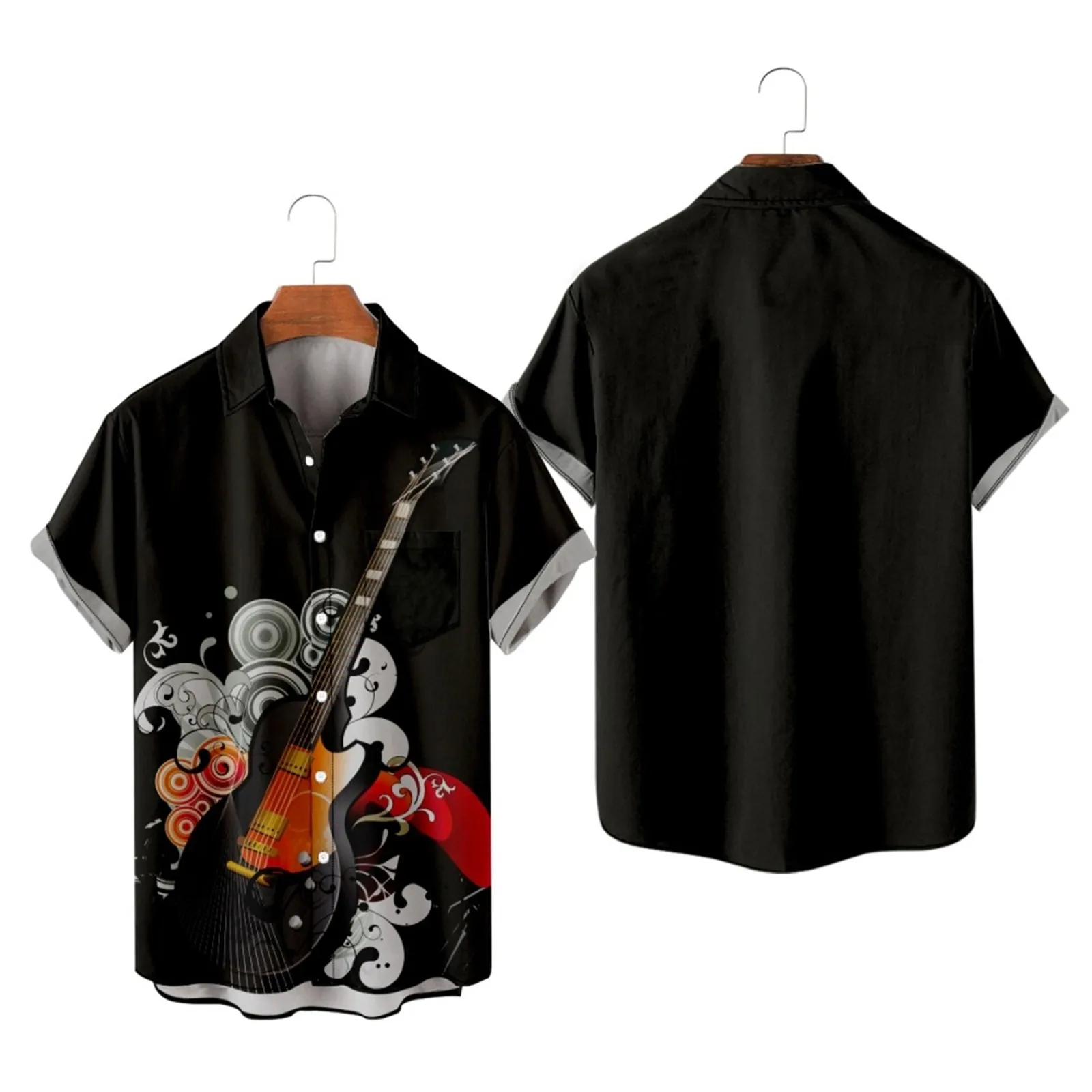 

Large Tall Mens Shirts Mens Floral Hawaiian Shirts Short Sleeve Button Down Beach Shirts Turtleneck Top Long Sleeve