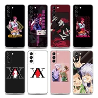 clear phone case for samsung s9 s10 4g s10e plus s20 s21 fe 5g m51 m31 s m21 soft silicone anime x hunter hisoka