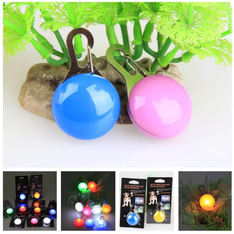 

LED Pet Dog Collar Pendant Night Safety Pendant Pet Luminous Night Light Collar Pedant Pet Dogs Supplies Dog Collar Pendant
