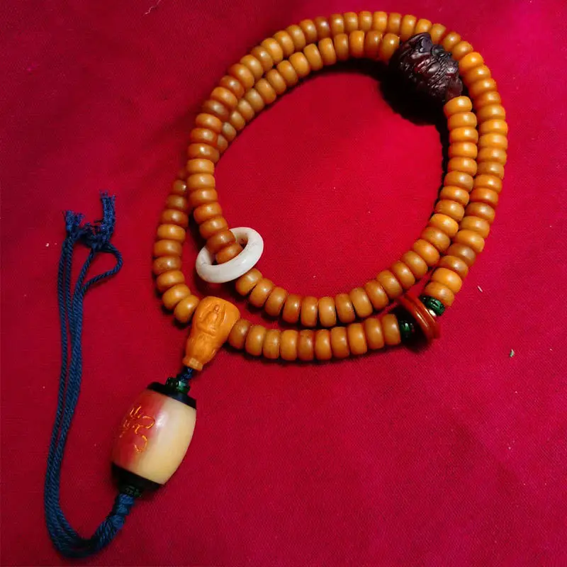 Бусины в этническом стиле со старой духовой костью 10x5 мм 108 бусины Водолей