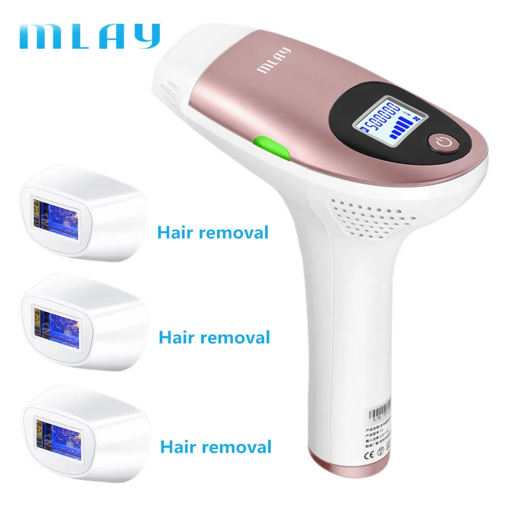 Mlay-depilador a laser t3 500000 para remoção de pelos, dispositivo depilador permanente, depilação ipl, aparador elétrico