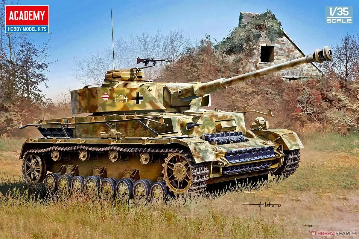 Academy 13528 1/35 scale Panzer IV Ausf. H (Late)/J Tank model kit