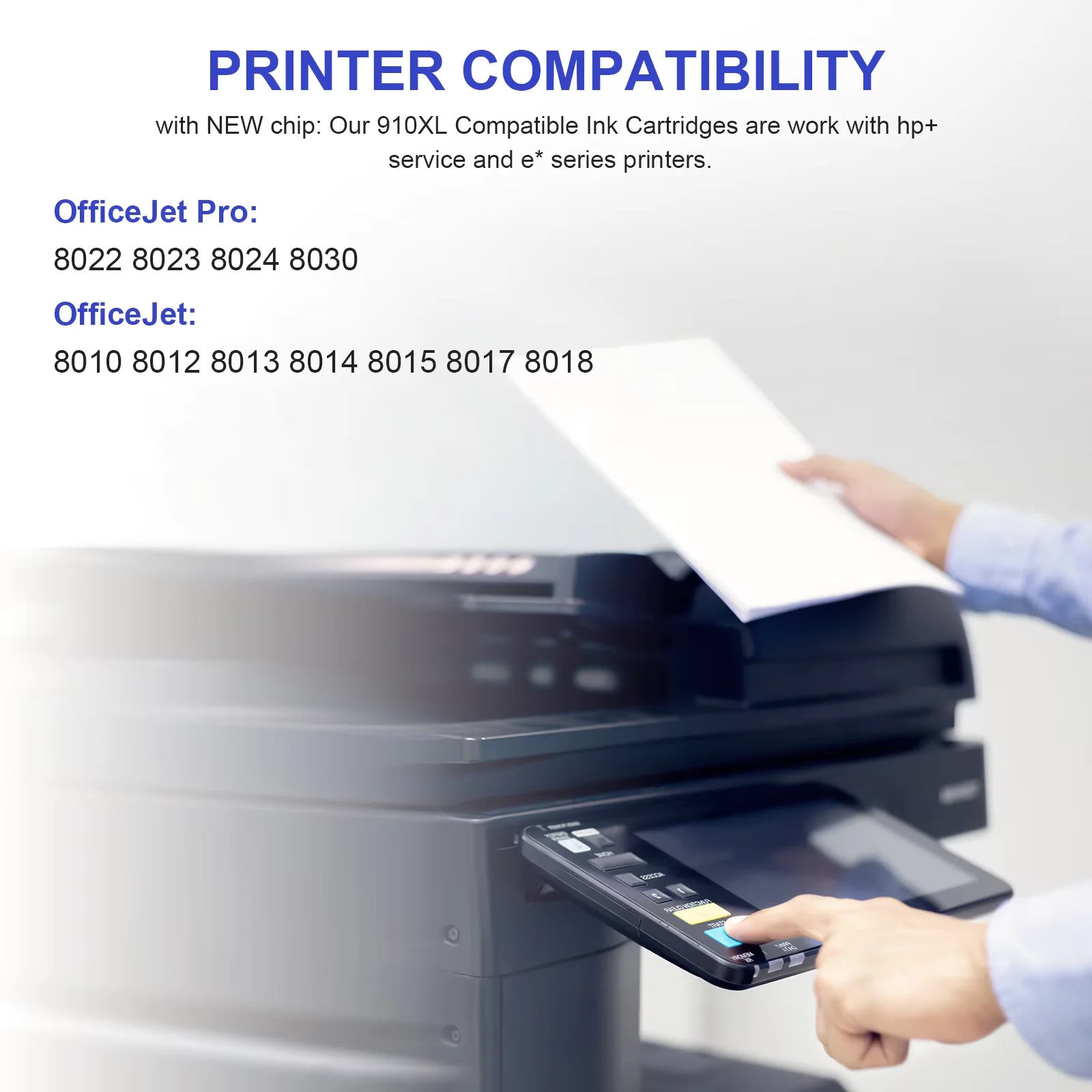 Фото Картридж 912XL для HP 912 XL HP912, совместимый с принтером HP OfficeJet 8020 8022 8023 8024 8025 8026 8028 8010 8017 8018 №2