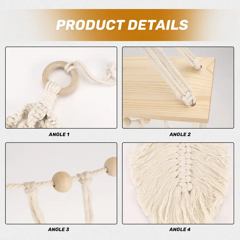 Плавающая рамка в виде листьев гобелен художественная полка богемном стиле