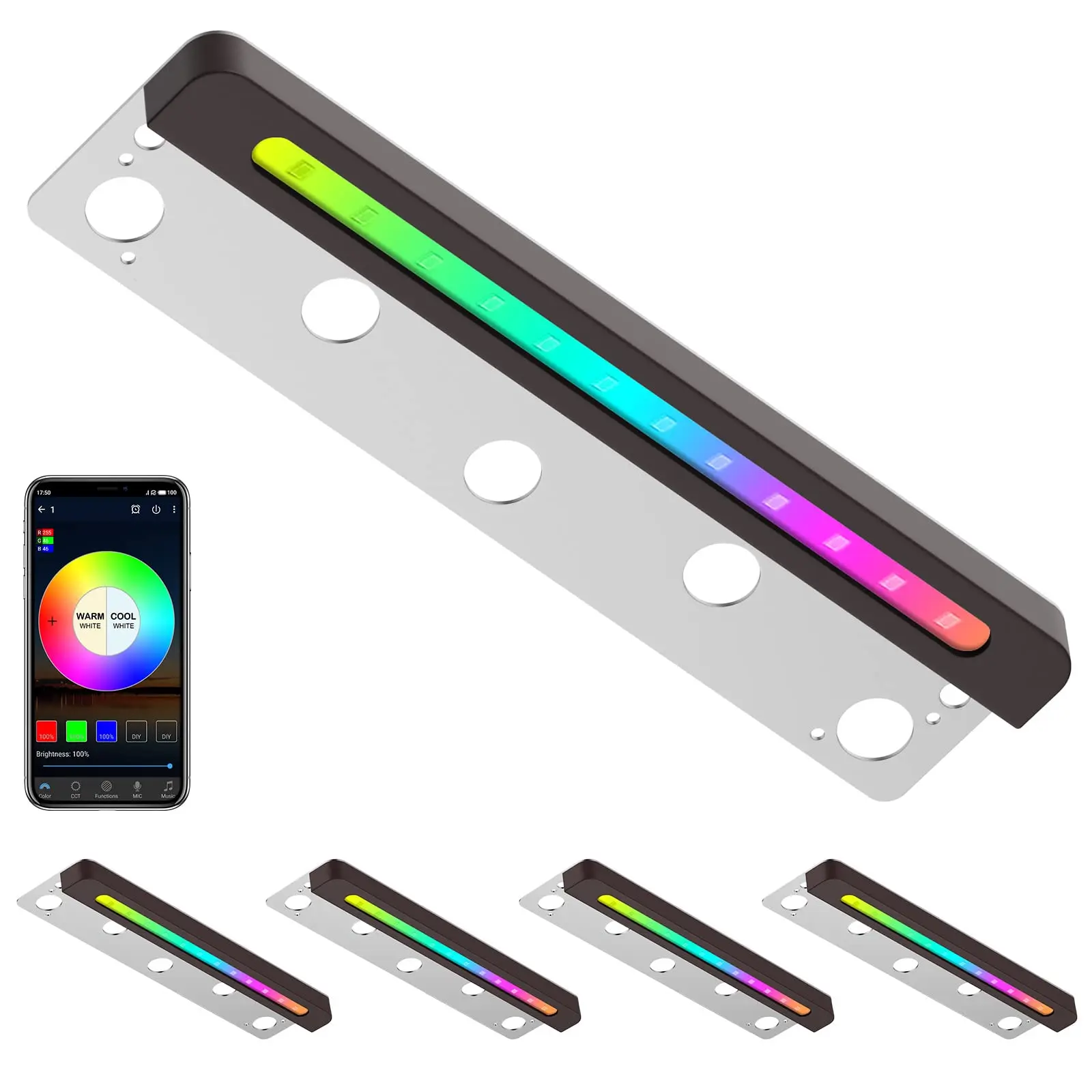 

8 шт./упаковка, подпорные Настенные светильники Woark Smart Hardscape, 3 Вт, 12 дюймов, IP65, водонепроницаемый штатив, 12 В, низкое напряжение переменного/постоянного тока, Sof