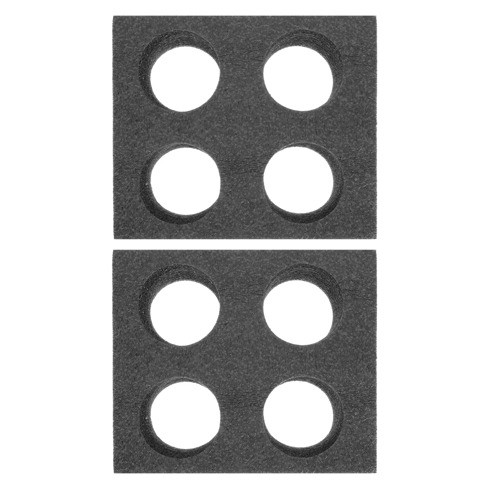 

Package Rack Portable Coffee Holder Four-hole Cup Tray Holes Takeout Trays Packing Shop Supply Pearl Decor