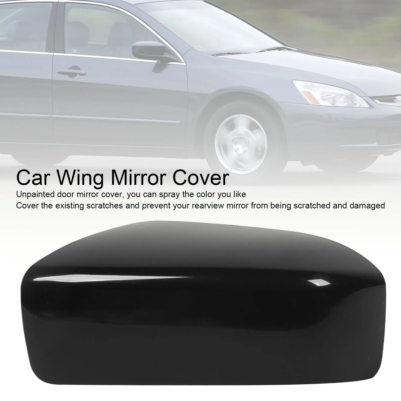 Крышка бокового зеркала заднего вида черная устойчивая к атмосферным