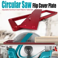 electric circular saw flip cover plate flip floor table special cover plate adjustable aluminium insert plate for table saw