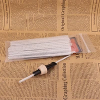 50pc white pipe rod cleaning tool 16cm polyester cotton stick stems clean tar and water pipe accessories