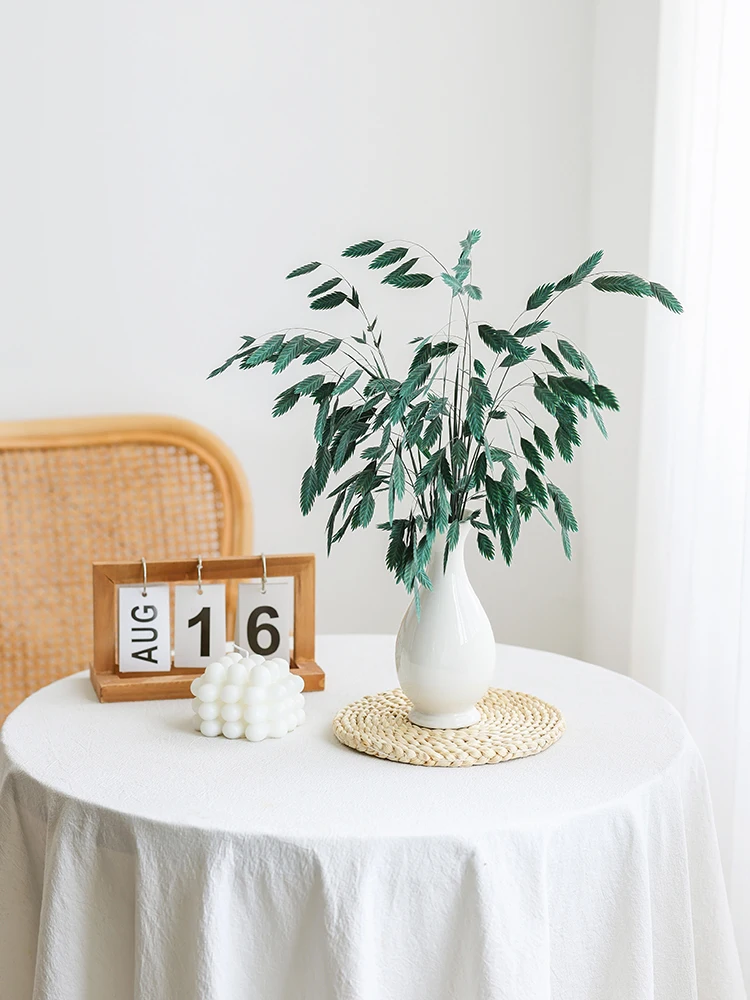 

The Youth Small Hope Grass Dry Flower Bouquet Real Flower Living Room Decoration Leaves Decorative Flower Arrangement