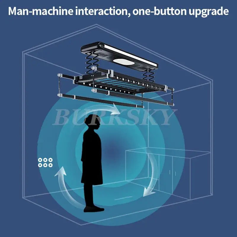 Электрическая сушилка для одежды с дистанционным управлением
