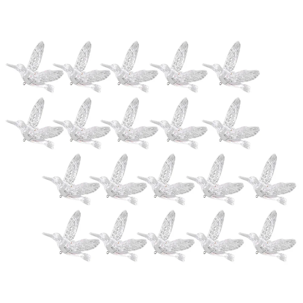 

20 Pcs Gift Ornaments Bird Pendants Wedding Decor Spring Party Supplies Home Accessories Ceiling Hanging Decoration Decorate