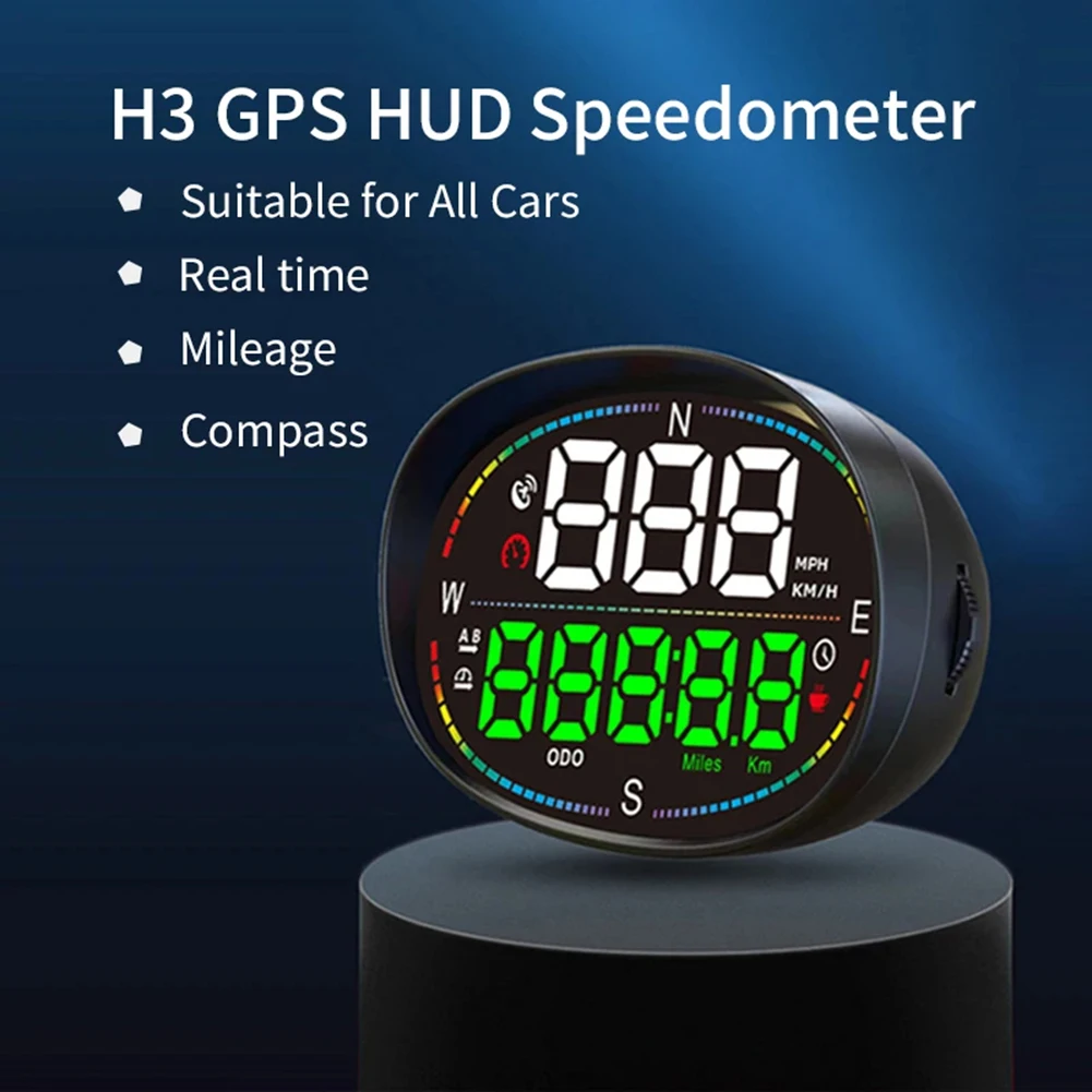 Автомобильный GPS цифровой спидометр HUD проекционный дисплей Eletronicos скоростная