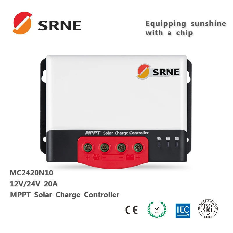 Контроллер заряда солнечной батареи MC2420N10 с функцией Bluetooth 20 А - купить по