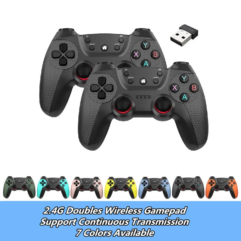 

CM-029D Dual Wireless Gamepad 2.4G Game Controller Handle Support for PC/Linux/Android/TV for Windows98/2000/XP/2003/Vista/WIN7