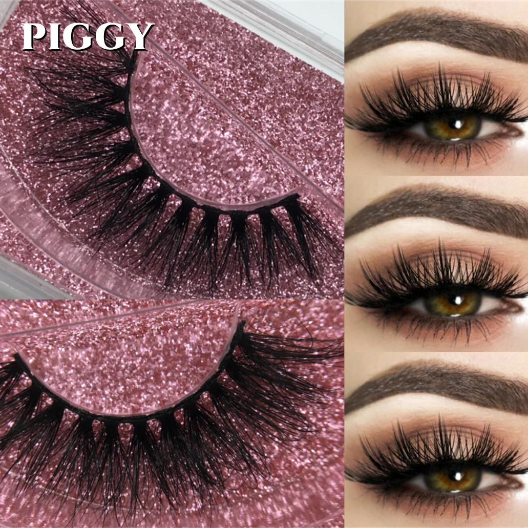 

3D Mink Lashes Makeup False Eyelashes Fluffy Thick Cross Cruelty free Natural Mink Eyelashes Eyelash Extension Lashes