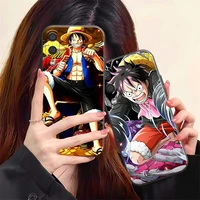 one piece anime phone case for samsung galaxy m11 m12 m10 m20 m22 m30 m32 m51 silicone cover coque soft carcasa liquid silicon