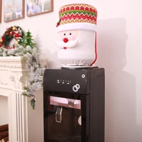 new year christmas decorations office water dispenser bucket cover protector barrels anti dust cover drinking fountain 2022