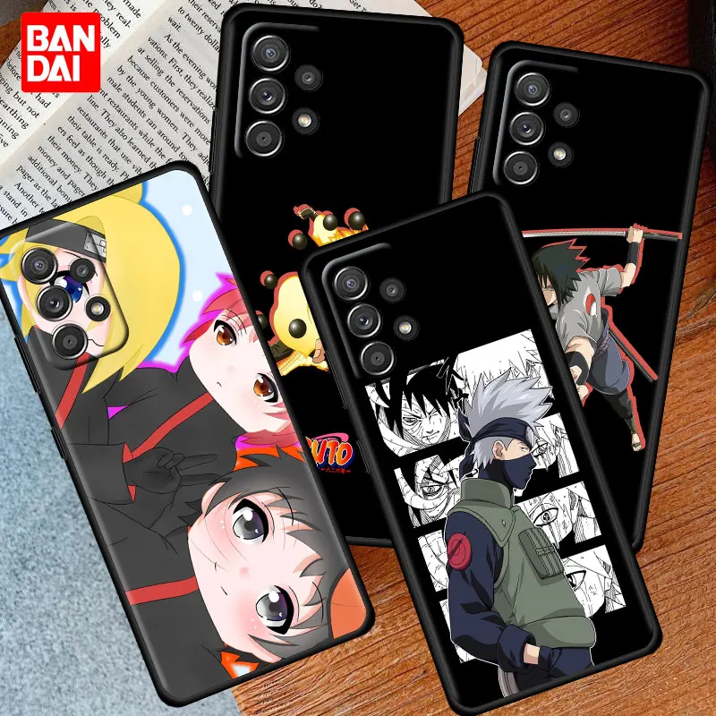 

Naruto Manga Anime Case for Samsung Galaxy A03 A13 A31 A50 A51 A52 A30 A70 A71 A32 Note 20 Ultra 5G Cover Silicone Funda Black
