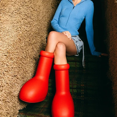 Mschf red shoe boots - купить недорого | AliExpress