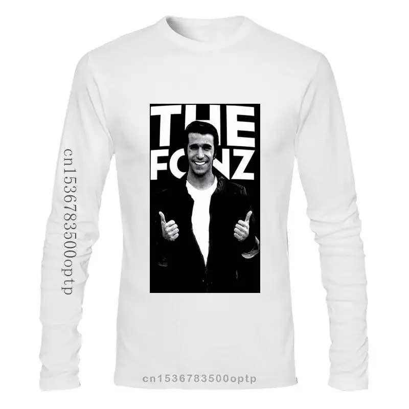 

Мужская одежда HAPPY DAYS, Официальная Лицензированная футболка FONZ (большой размер)