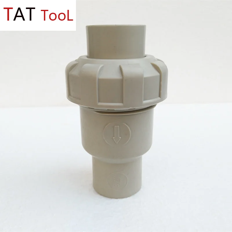 

PPH hot melt check valve one-way valve Plastic check valve Stop valve id 20mm-63mm 1 Pcs