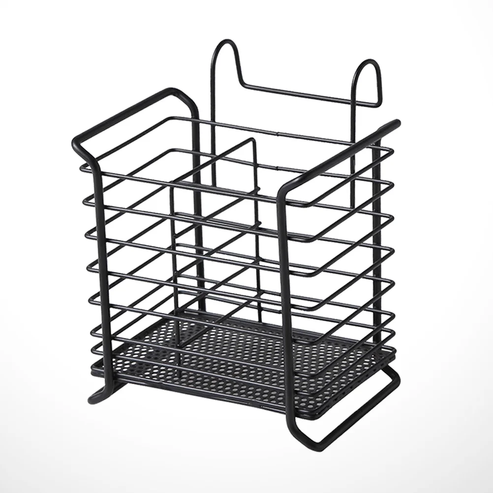 

Utensil Holder Rack Basket Dryingsilverware Kitchen Cutlery Drainer Cooking Metal Chopsticks Organizer Crock Wire Drain Cup
