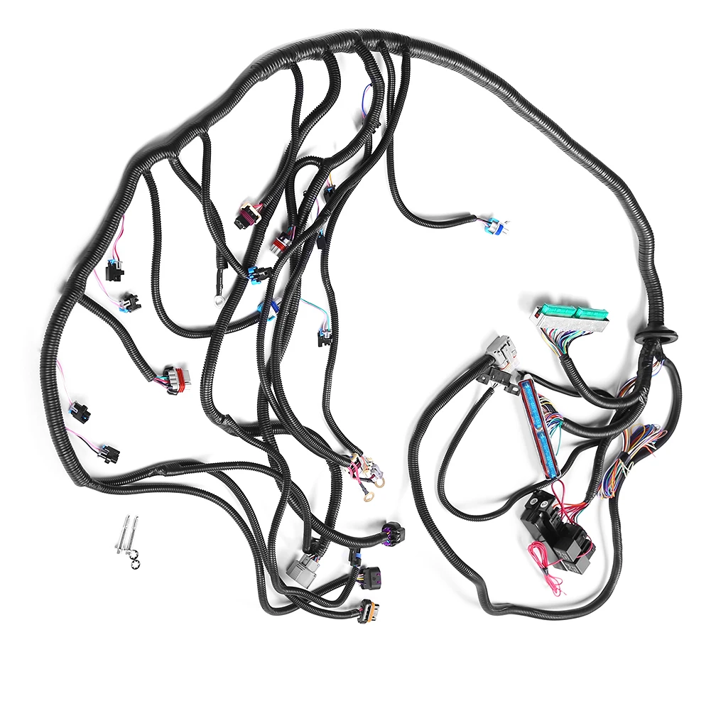 

Жгут проводов двигателя с автономным проводом W/ 4L80E, жгут проводов двигателя совместим с 4.8L 5.3L 6.0L подходит для 1997-2006 LS1