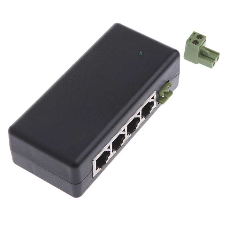 Инжектор POE с 4 портами для IP-камер видеонаблюдения адаптер питания Power Over Ethernet |