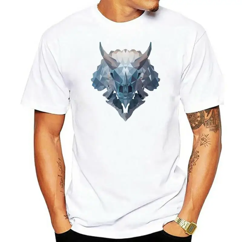 

Неправославная футболка Herren Triceratops серо