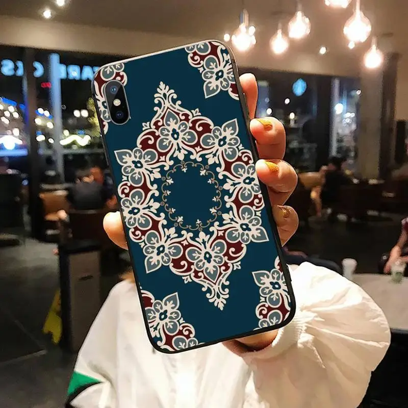 Чехол для телефона с узором исламского Дамаска iphone 12 11 13 7 8 6 s plus x xs xr pro max mini shell |