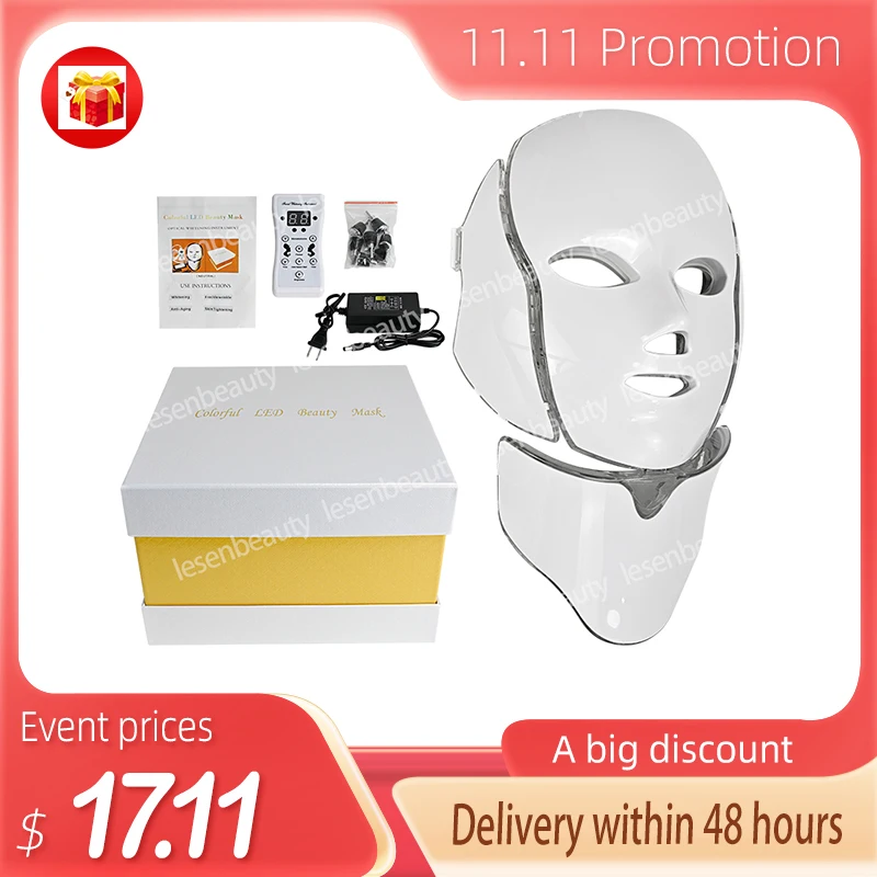 Воздушная подушка-7 цветов светодиодная подсветка уход за кожей косметическая